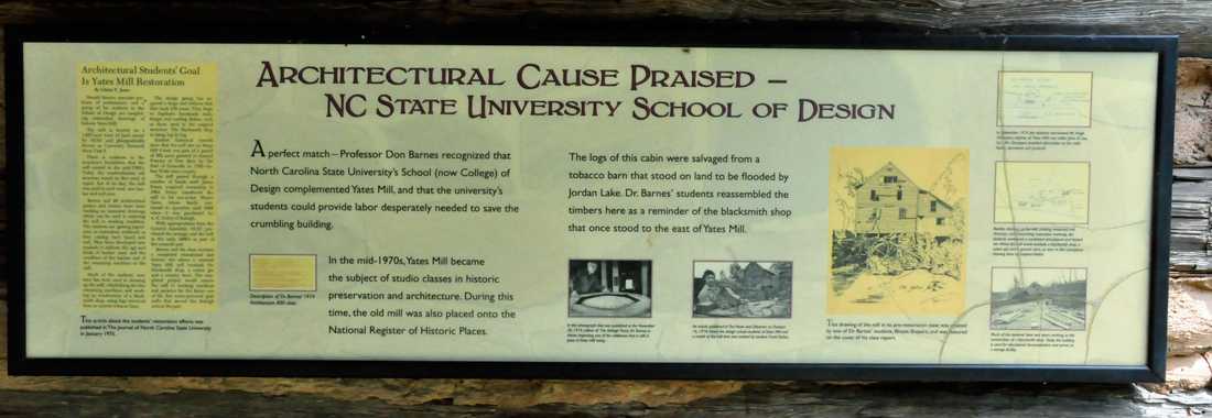 sign about the Gristmill